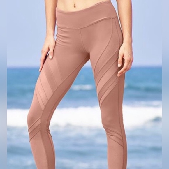 ALO Yoga Epic High Waist Leggings Rose Quartz Pink Size XS - Picture 3 of 13